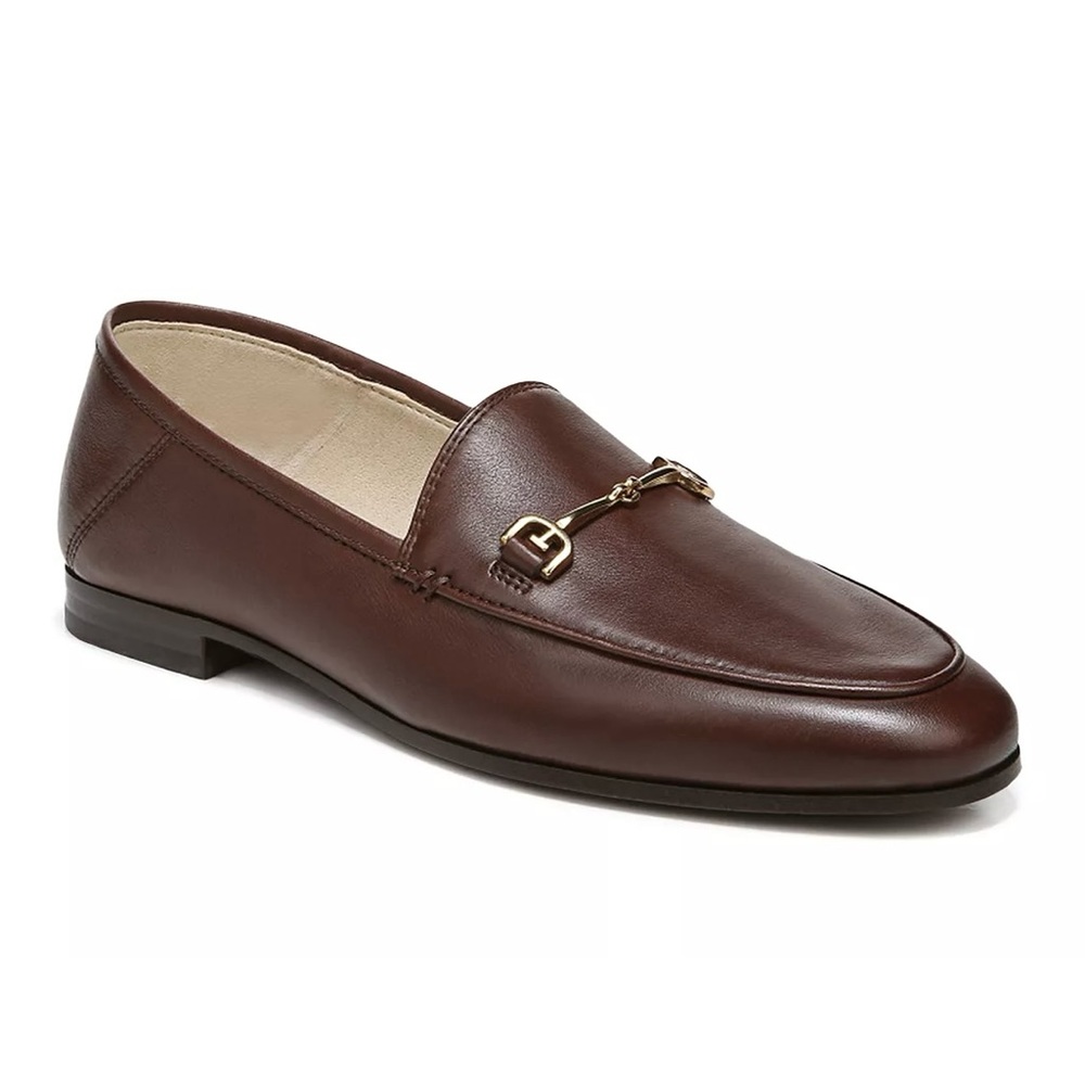Sam Edelman Lorraine Loafers Woman Terazzo Leather Brown 8